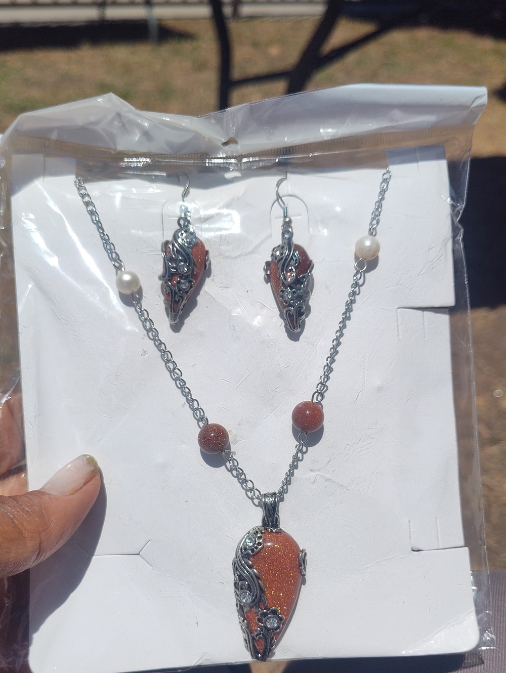 Necklace And Earrings